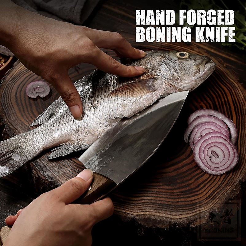 Viking Knife For Meat Cutting 5.9 Inch Handmade Chef Knife With Full Tang Wood Handle high quality